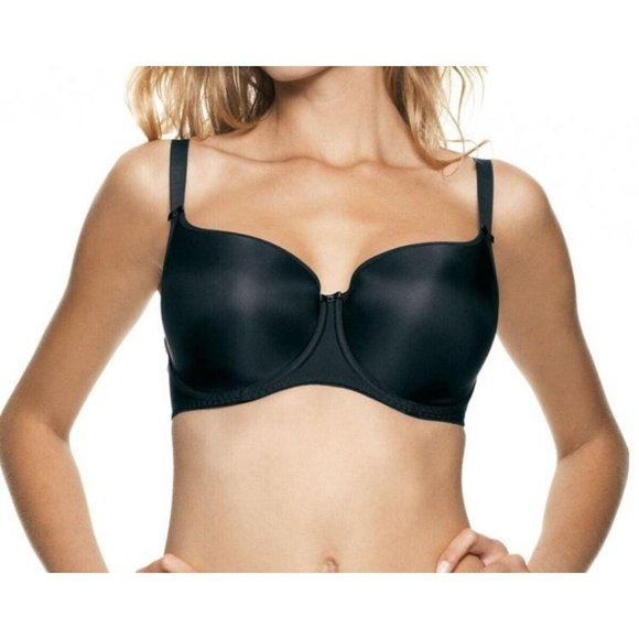 Fantasie Black #4510 Women's Smoothing Molded T-Shirt Bra Size 32G - Picture 5 of 7
